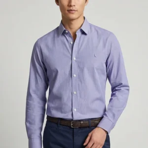 Camisa Masculina Reserva Manga Longa Cerrado Lilás